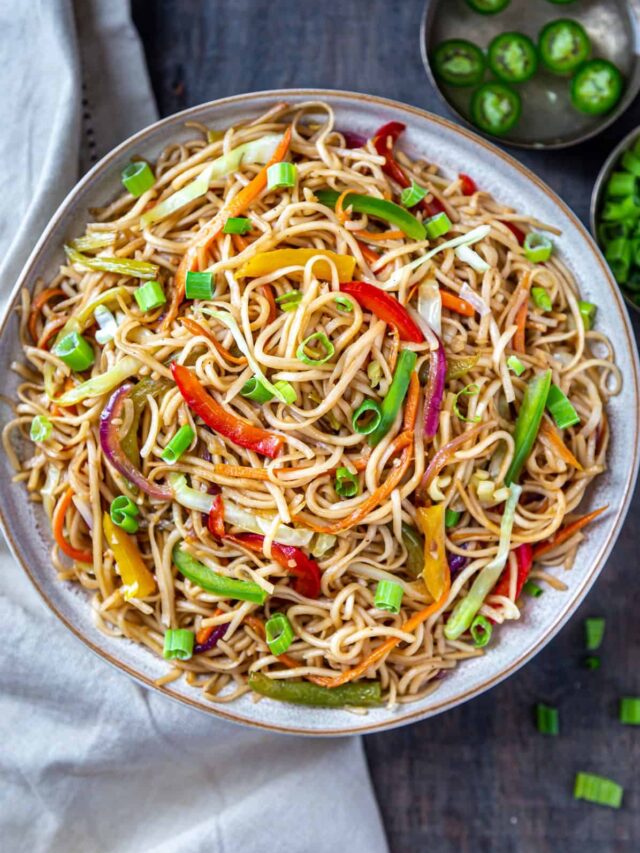 Veg Hakka Noodles 4